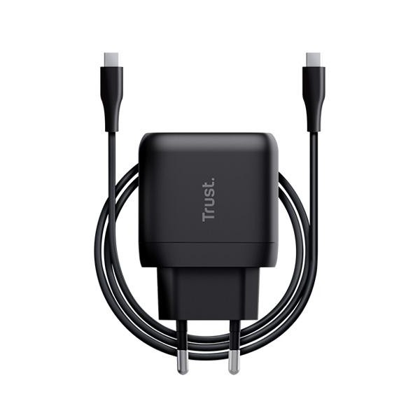 Trust cargador maxo usb-c de 45w con cable usb-c 2m