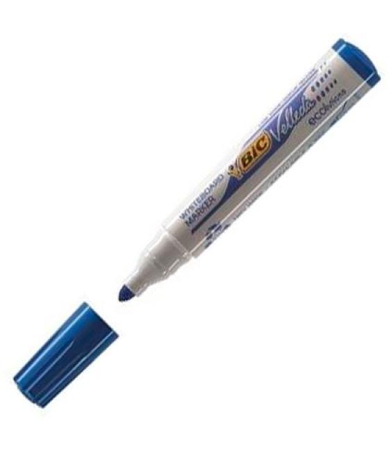 Velleda marcador pizarra blanca ecolutions 1701 punta redonda azul caja 12 ud