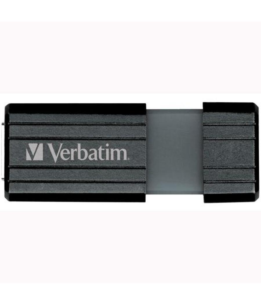 Verbatim pendrive store'n'go pinstripe 128gb hi-speed retráctil usb 2.0 negro