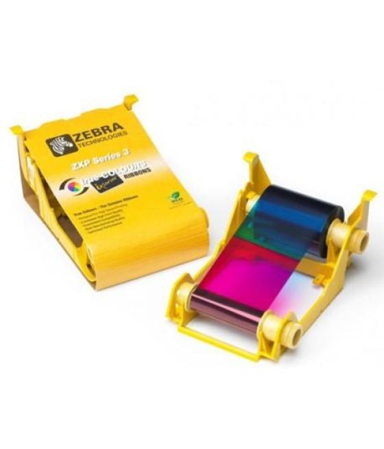 Zebra cinta color-ymcko zxp3 r2 series para 280 imagenes