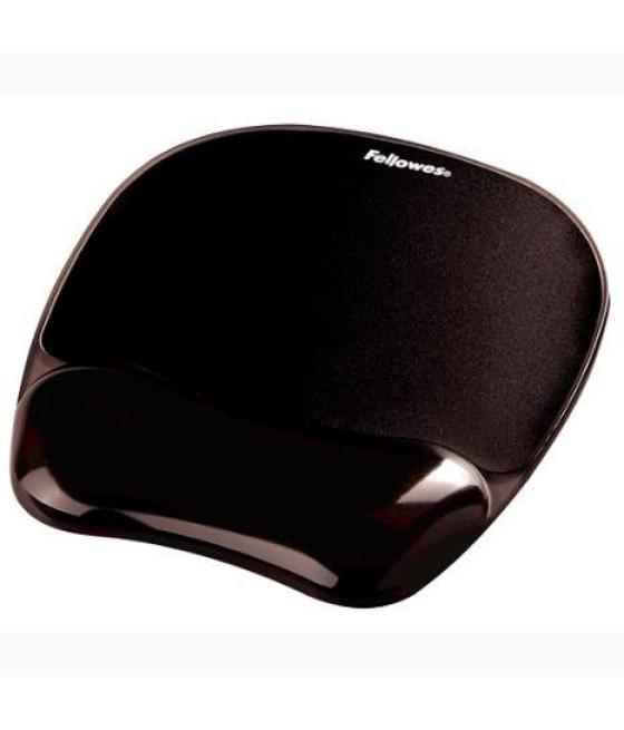 Fellowes alfombrilla con reposamuñecas gel negro