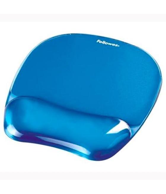 Fellowes alfombrilla con reposamuñecas gel azul