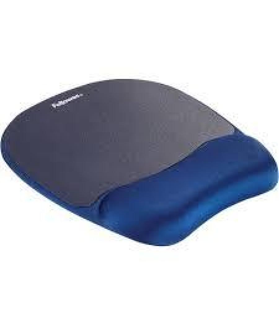 Fellowes alfombrilla con reposamuñecas memory foam azul