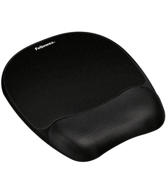 Fellowes alfombrilla con reposamuñecas memory foam negro
