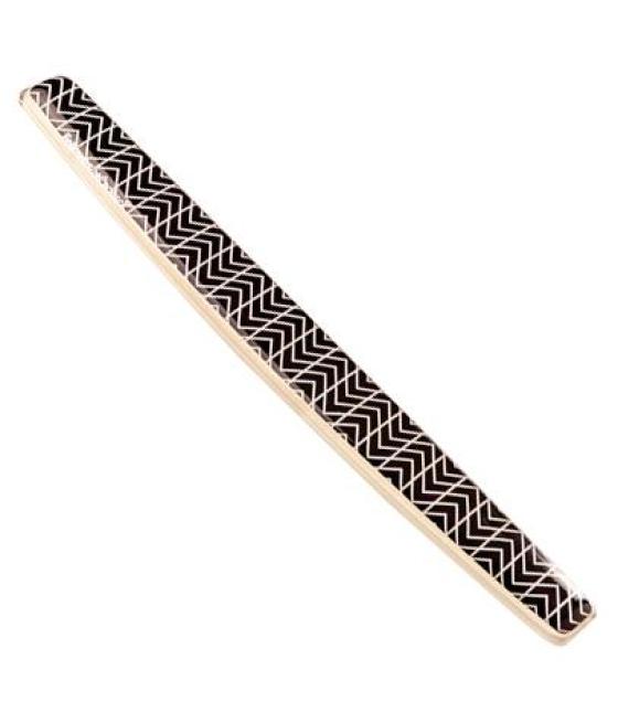 Fellowes reposamuñecas para teclado blanco/negro