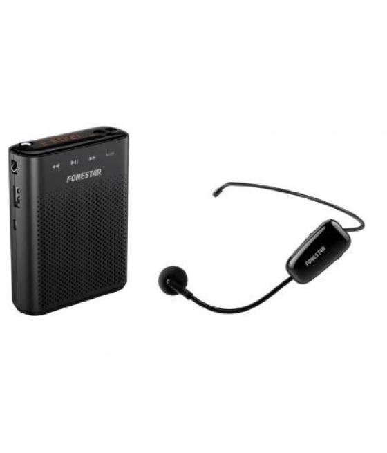 Fonestar amplificador de voz portátil micro -uhf, usb, microsd, mp3