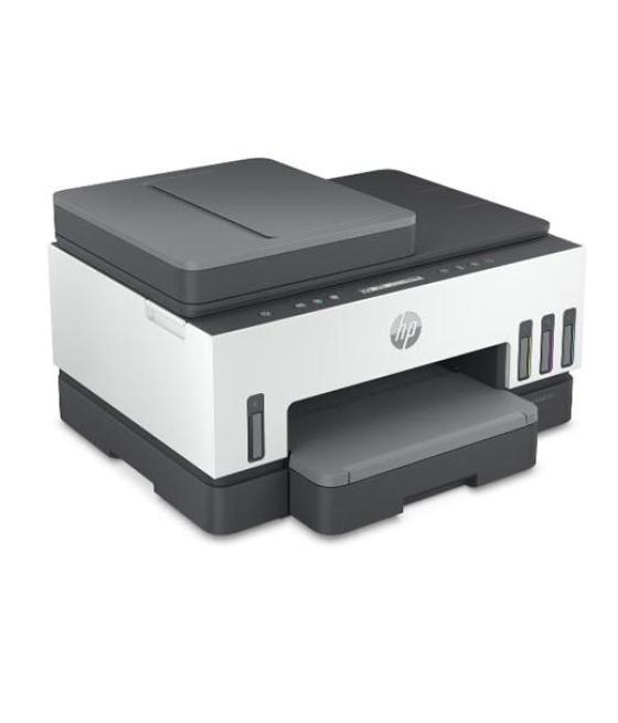 Hp equipo multifuncion inkjet color smart tank 7305 a4 red/wifi 3 en 1 gris/blanco