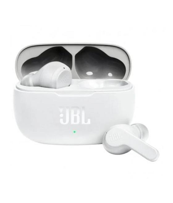 Jbl auriculares inalámbricos bluetooth con microfono blanco