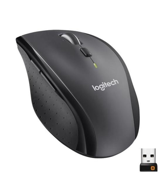 Logitech ratón m705 inalámbrico 1000ppp diestro 5 botones gris