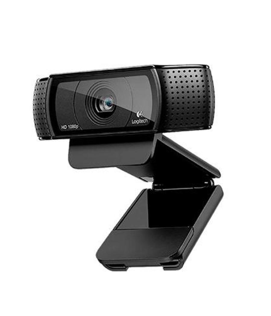 Logitech webcam c920 full hd con micrófono con audio estéreo 15mp usb 2.0 negro