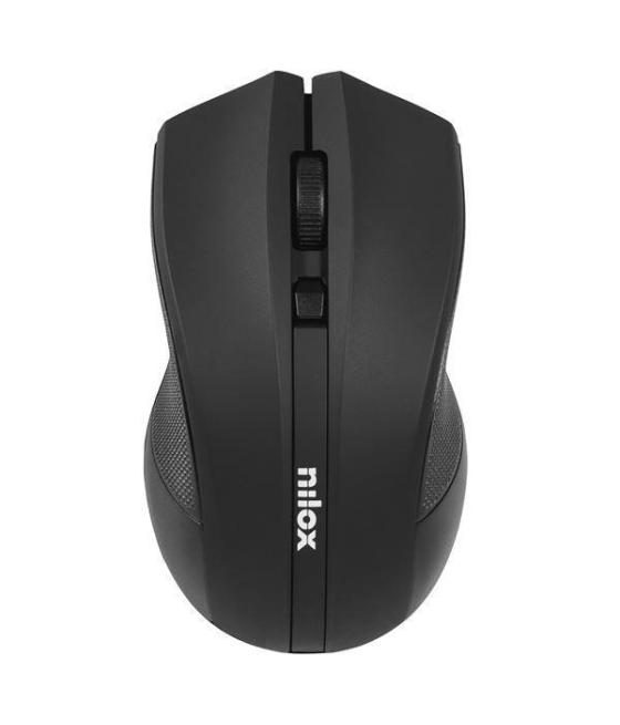 Nilox ratón inalámbrico 1600ppp negro