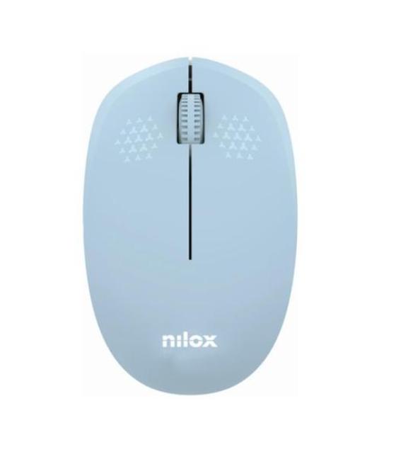 Nilox ratón inalámbrico 1000ppp azul