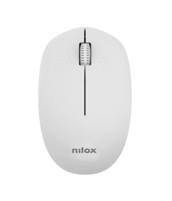 Nilox ratón inalámbrico 1000ppp gris