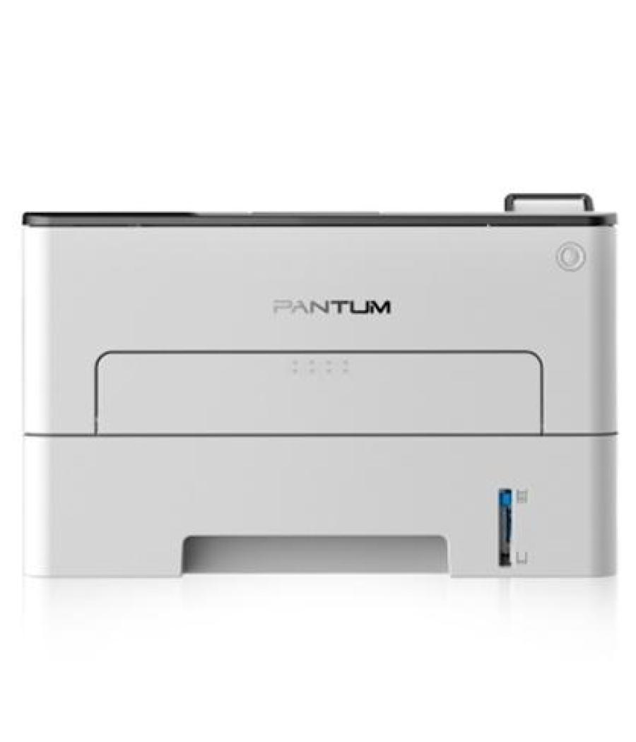 Pantum impresora láser monocromo a4, 1200x1200 ppp, 30 ppm, 250 hojas, duplex, gdi, mem. 128mb, ubs 2.0, tarjeta red, wifi - nfc
