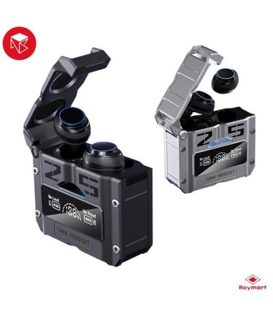 Roymart auriculares m 25 tws bluetooth 5.0 silver color