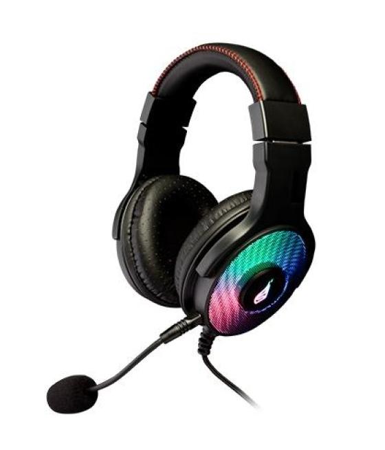 Verbatim auriculares c/ micrófono headset surefire harrier 360 surround sound cable usb