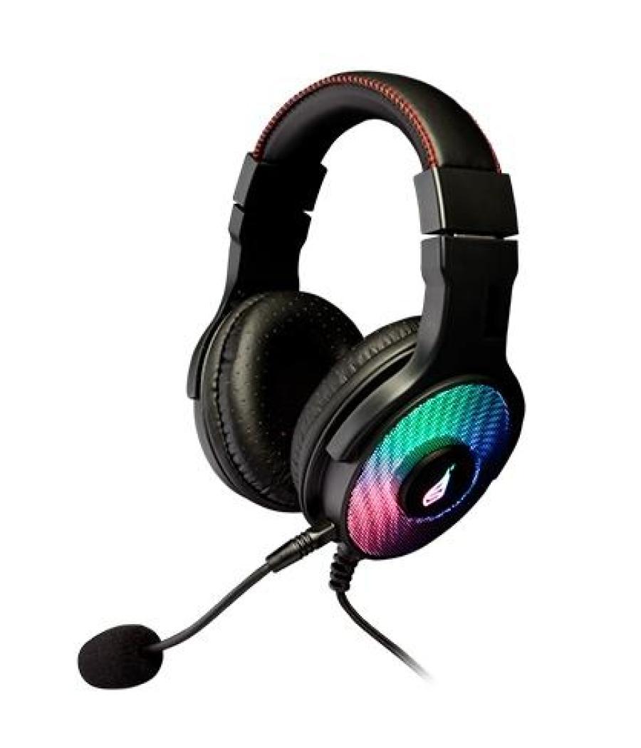 Verbatim auriculares c/ micrófono headset surefire harrier 360 surround sound cable usb