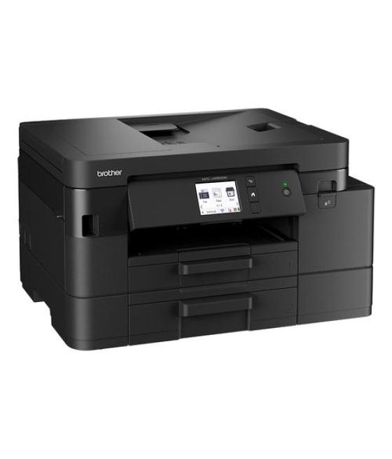 Brother equipo multifunción inkjet color a4, lan, wifi, nfc, fax dúplex y gran capacidad de papel 4 en 1 mfcj4550dw negra