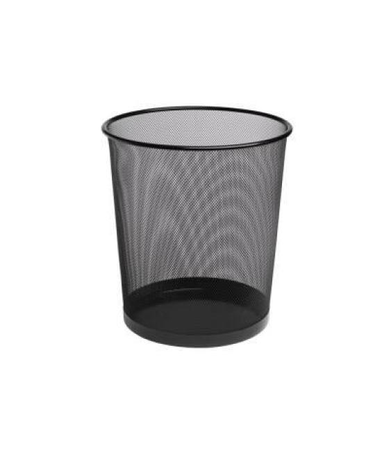 Bismark papelera de rejilla basica pequeña 12 litros 275x210 mm negro