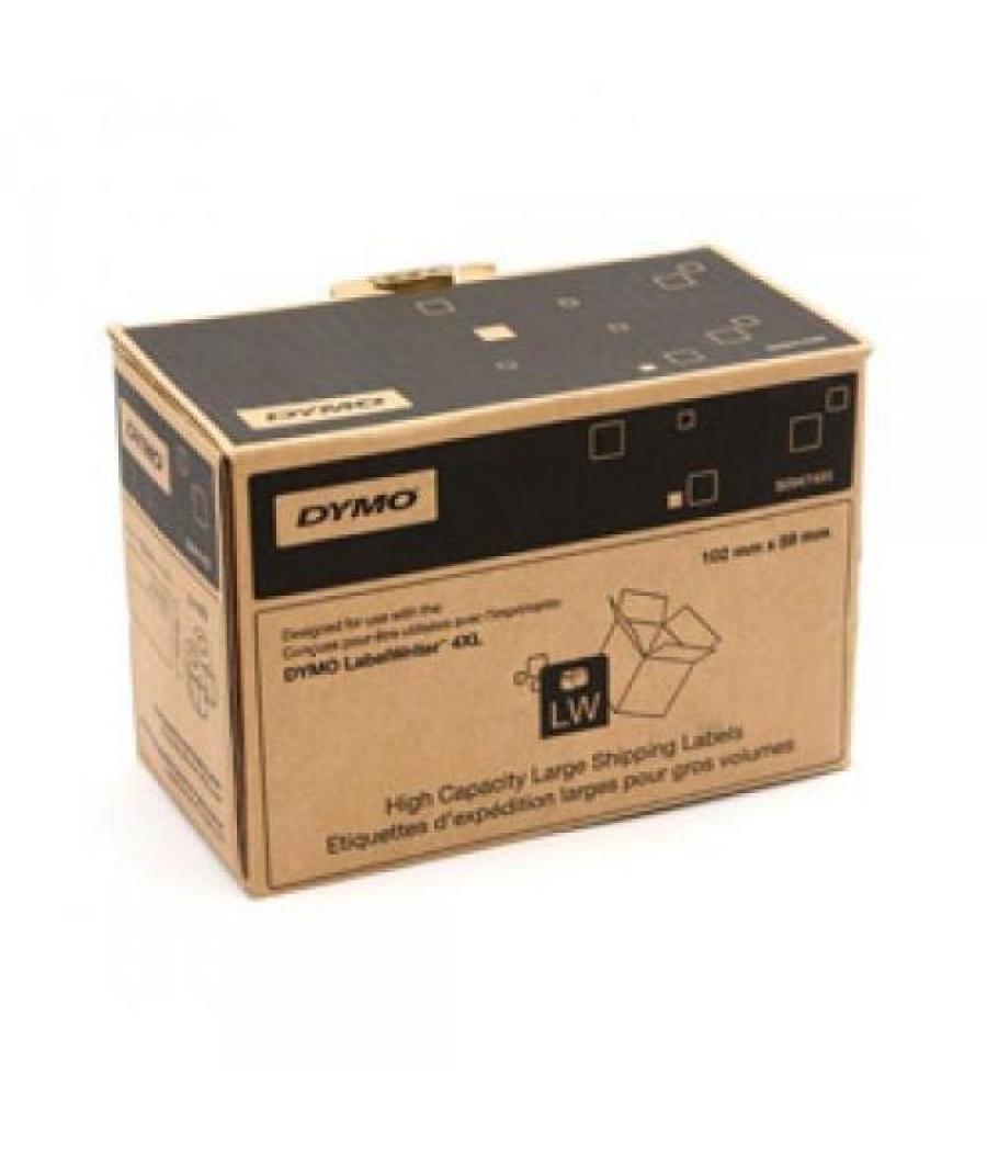 Dymo cinta de etiquetas de envío de alta capacidad blanco de 102x59mm (2 rollos) para rotuladora labelwriter