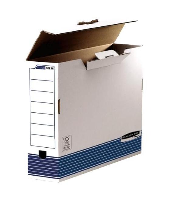 Fellowes caja de archivo definitivo 100mm a3 system azul