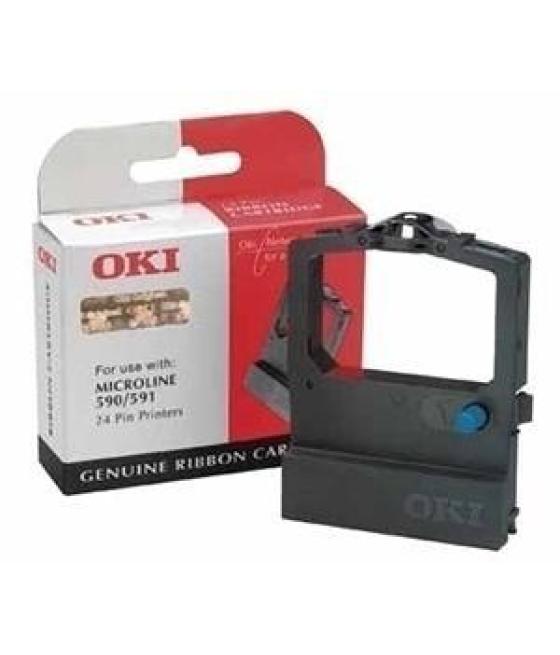 Oki cinta negro nylon ml 380/390/391/3390/3391