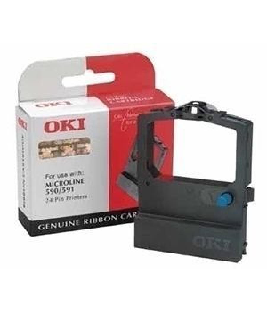 Oki cinta negro nylon ml 380/390/391/3390/3391