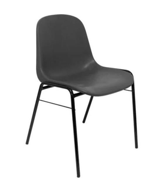 Unisit silla de visita plástico apilable pp gris
