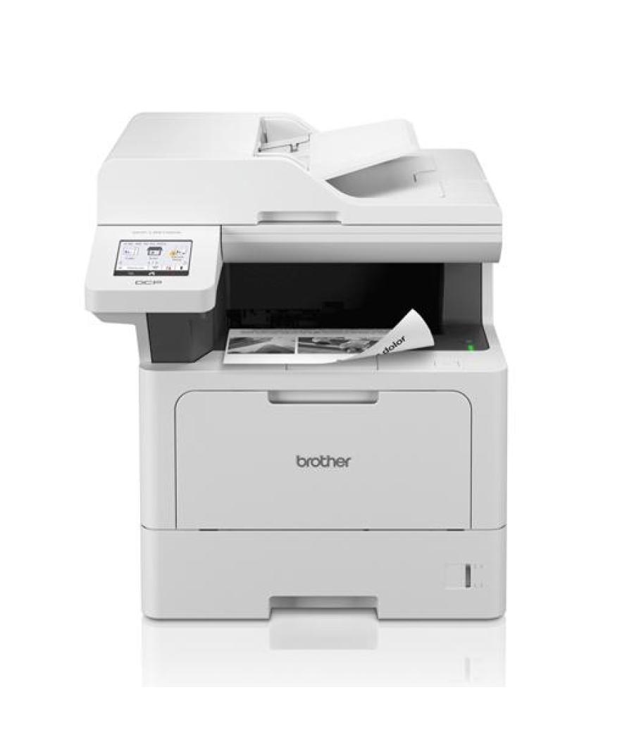 Brother equipo multifuncion laser monocromo dcp-l5510dw a4 wifi/red 3 en 1 blanco