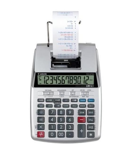 Canon calculadora impresion p23-dtsc 4 decimales gris