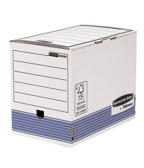 Fellowes caja de archivo definitivo 200mm a4 system azul