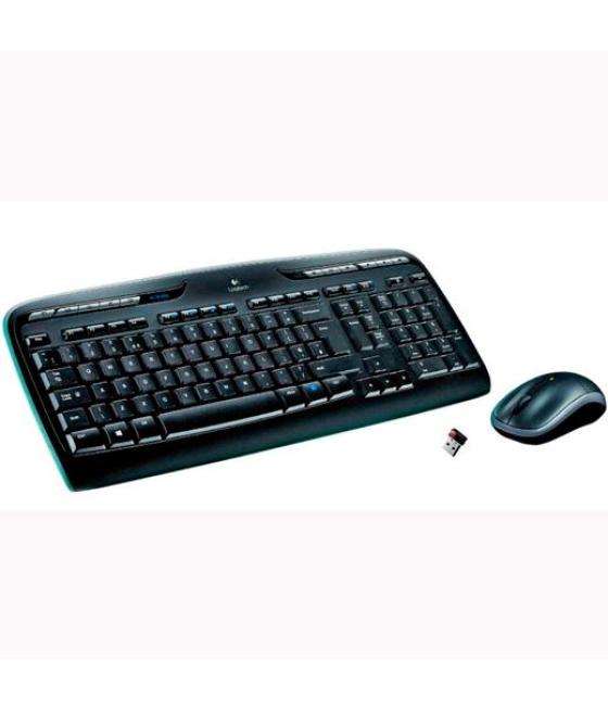 Logitech combo teclado   ratón mk330 inalámbrico negro