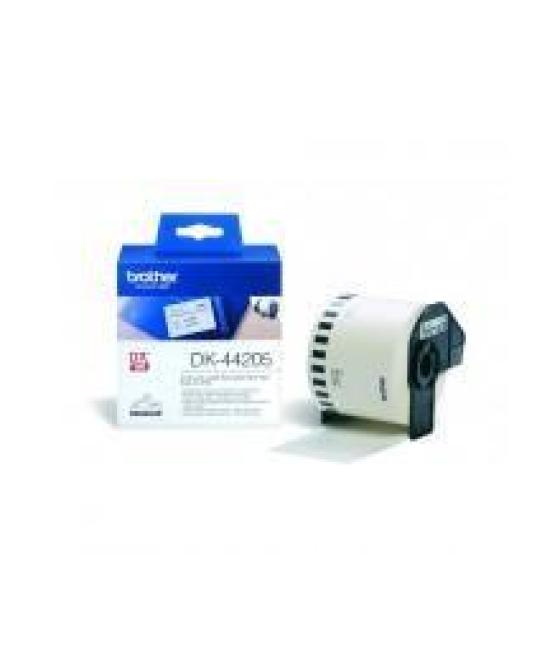 Brother cinta continua de papel térmico removible - blanco - 62mmx30,48m