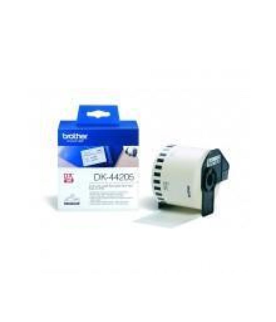 Brother cinta continua de papel térmico removible - blanco - 62mmx30,48m