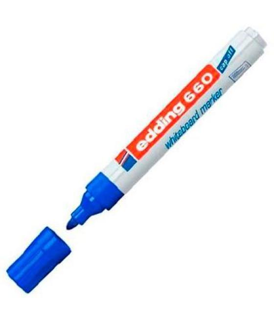 Edding marcador pizarra blanca 660 rellenable azul