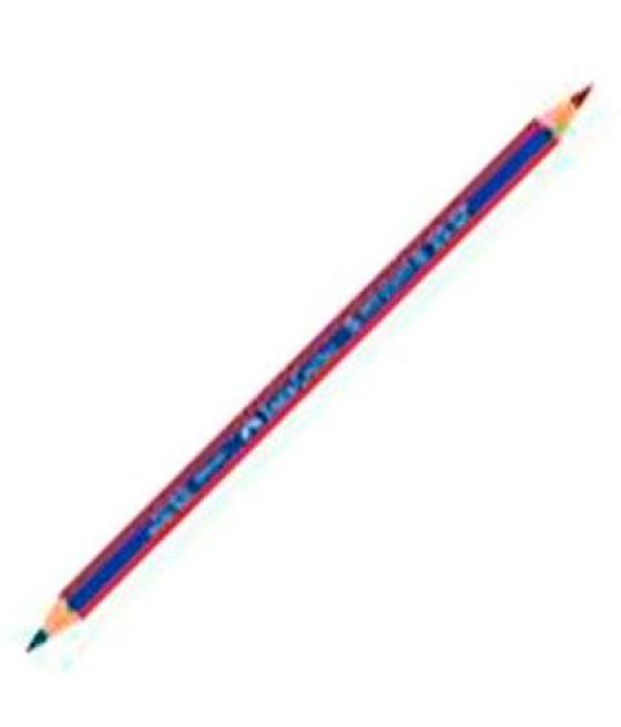 Faber castell lapiz bicolor 2160 rb rojo-azul