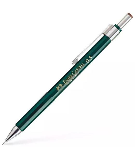 Faber castell portaminas tk-fine 9715 0,5mm c/goma verde