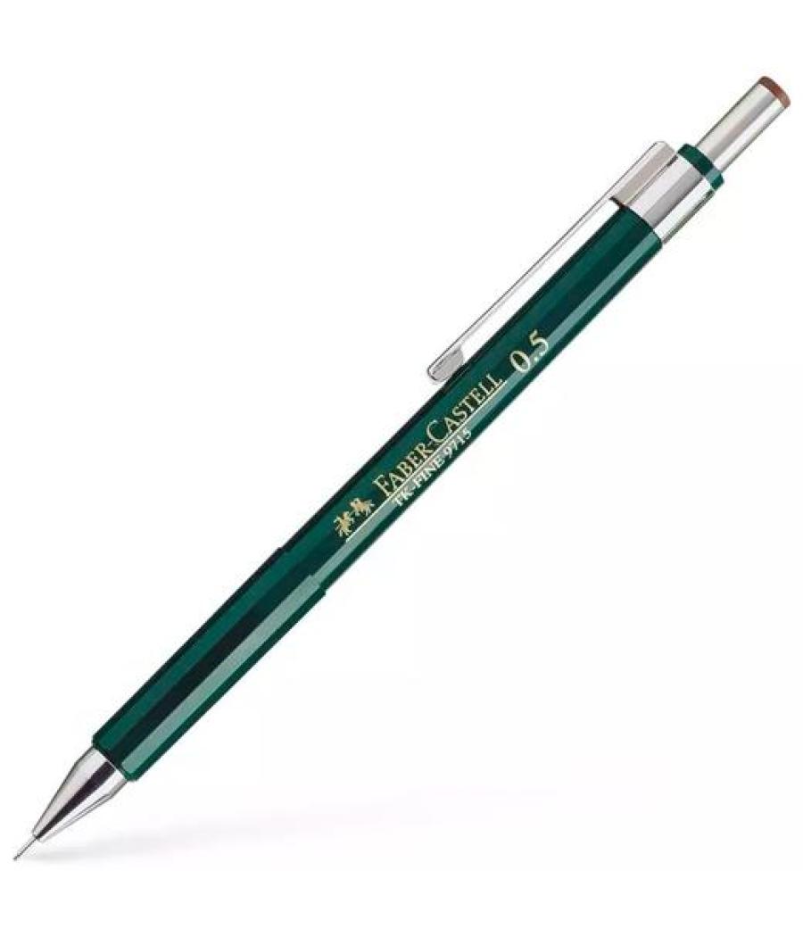 Faber castell portaminas tk-fine 9715 0,5mm c/goma verde