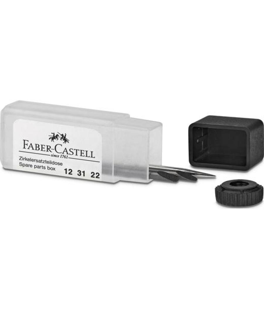 Faber castell caja de piezas de recambio para compás