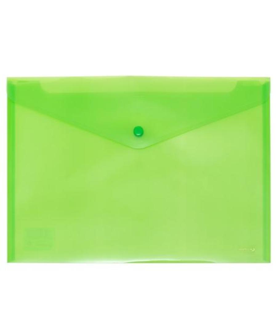 Grafoplás sobre broche ecoplás folio polipropileno translúcido verde