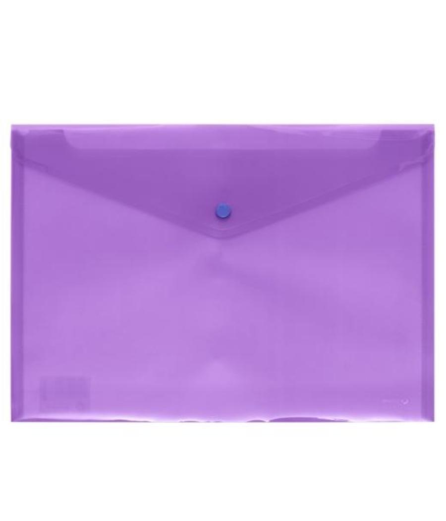 Grafoplás sobre broche ecoplás folio polipropileno translúcido violeta