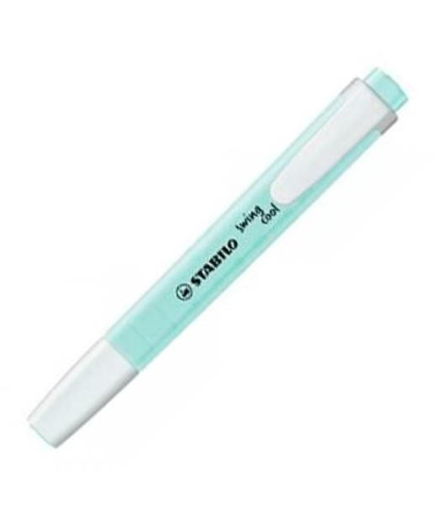 Stabilo marcador fluorescente swing cool pastel azul nublado caja 10 ud