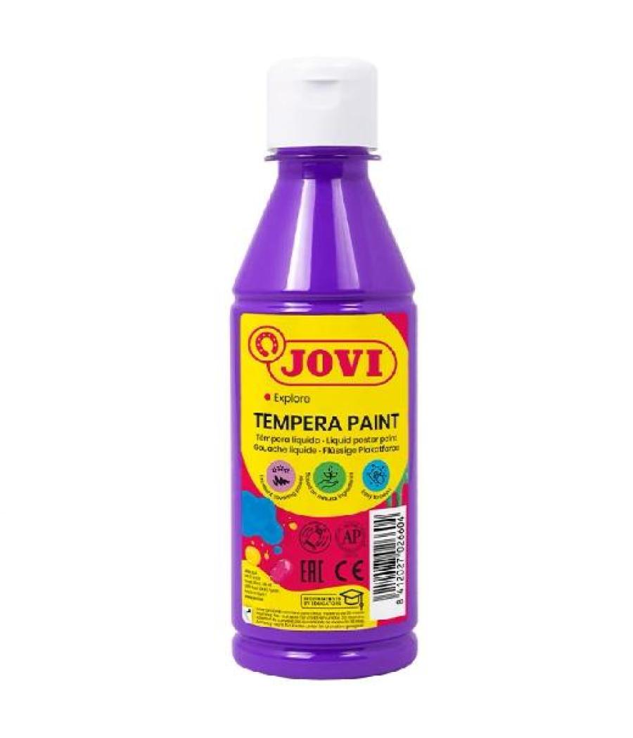 Jovi témpera líquida violeta botella de 250ml