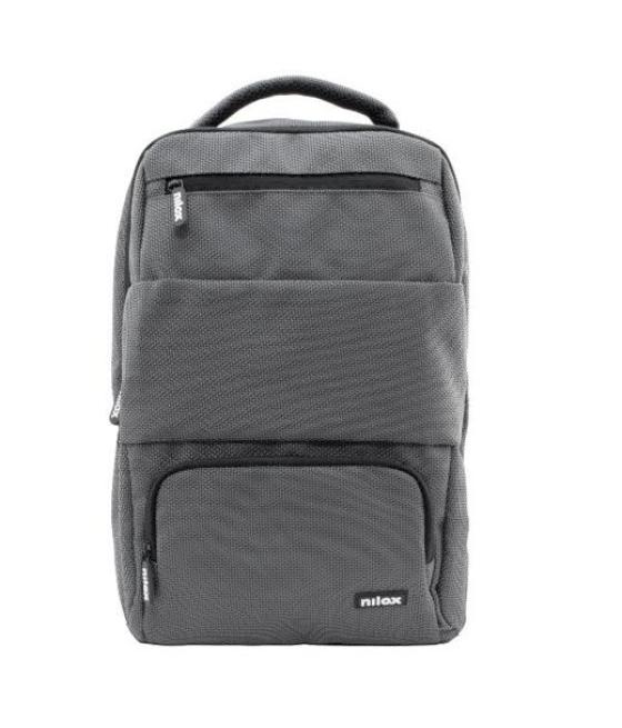 Nilox mochila travel para portátil de 15,6" gris
