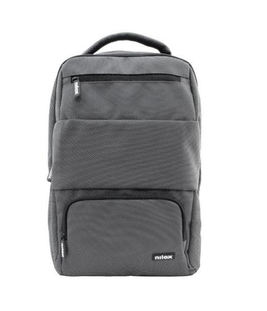 Nilox mochila travel para portátil de 15,6" gris