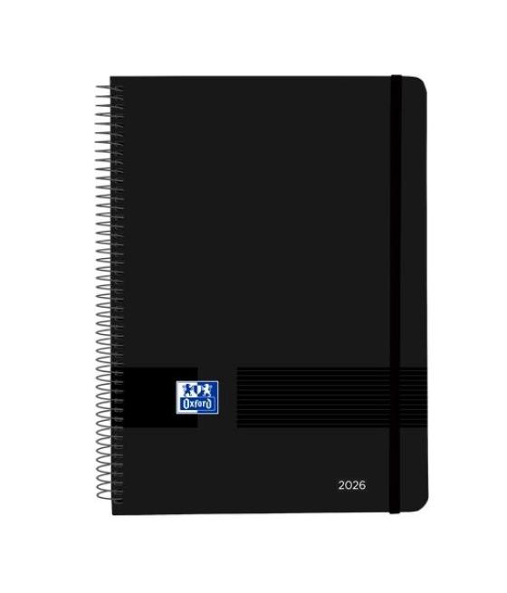 Oxford agenda anual live&go espiral a5 128h sv negro 2026
