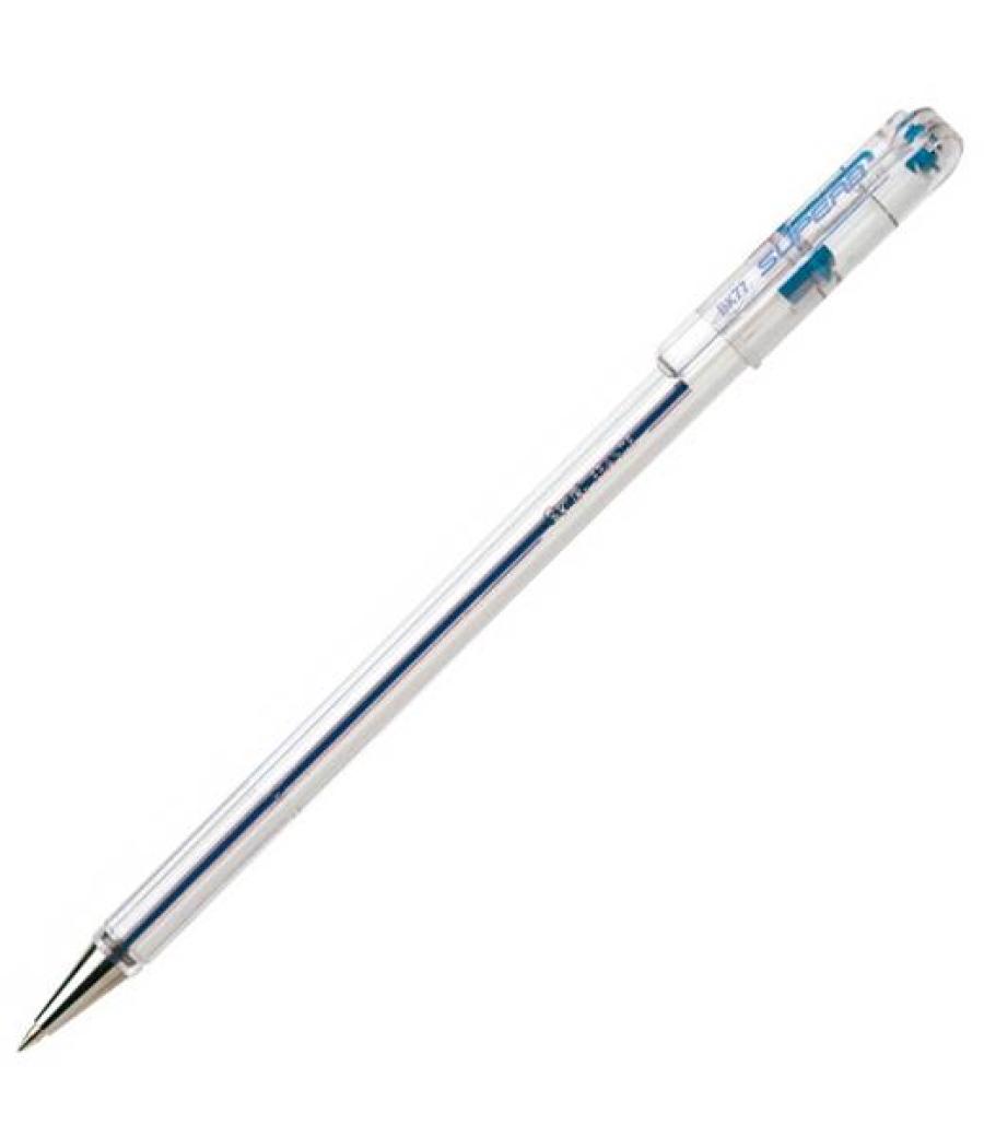 Pentel bolígrafo superb bk77 bolígrafo azul caja 12 ud