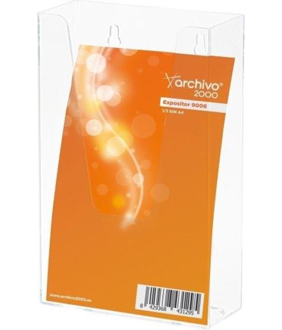 Archivo 2000 portafolletos mural archivo 2000 "premium" espesor 3 mm din a5 vertical 45x175x180 mm