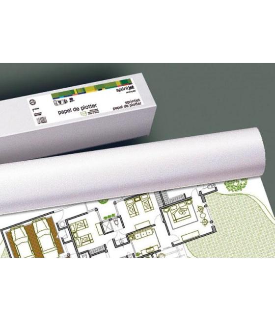Fabrisa rollo de papel para plotter 914x50 90gr blanco opaco