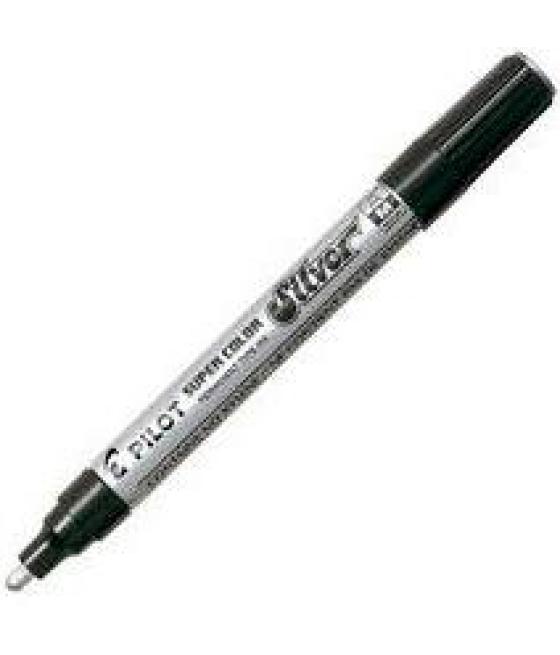 Pilot marcador permanente desechable plata medio